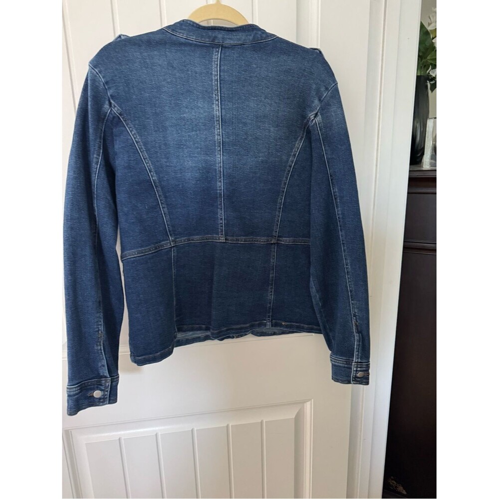 Baccini Women's Blue and Navy Jacket - Picture 2 of 3